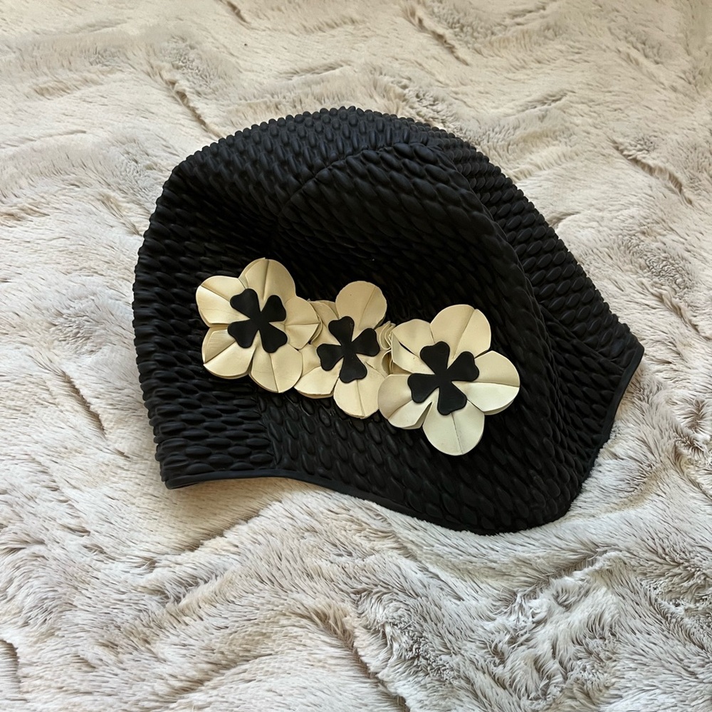 Retro Swim Cap NWOT